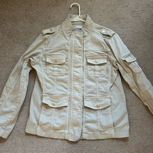 Kensie Women's Cream Utility Jacket